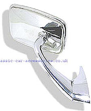 Load image into Gallery viewer, Tex oblong exterior door mirror with curved stem. Right hand side.
