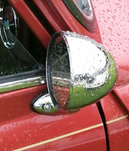Load image into Gallery viewer, Domed racing stainless steel door mirror suitable for classic Mini
