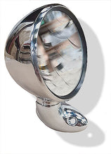 Load image into Gallery viewer, Domed racing stainless steel door mirror suitable for classic Mini
