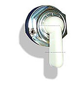Rotary headlight switch dash mounted twist action Ivory coloured 