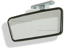Load image into Gallery viewer, Interior Rear View mirror, black head, chrome stem, Front view
