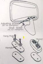 Load image into Gallery viewer, Instructions for fitting Stainless Steel Universal door mirror