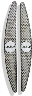 Door edge protectors with MX5 motif (Pair) - CXB08271