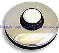 Tax disc holder with Black knob recessed to take motif. (Not included) - CXW011