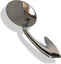 Load image into Gallery viewer, Tex round exterior door mirror with curved stem. Right or left side. Convex (50103/16021)
