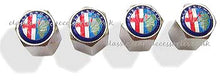 Load image into Gallery viewer, Tyre valve dust caps with Alfa Romeo motif (Set of 4) - CXB08205

