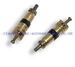 Short Schrader valve cores. Set of 2 (Ref:22) - CXB08534
