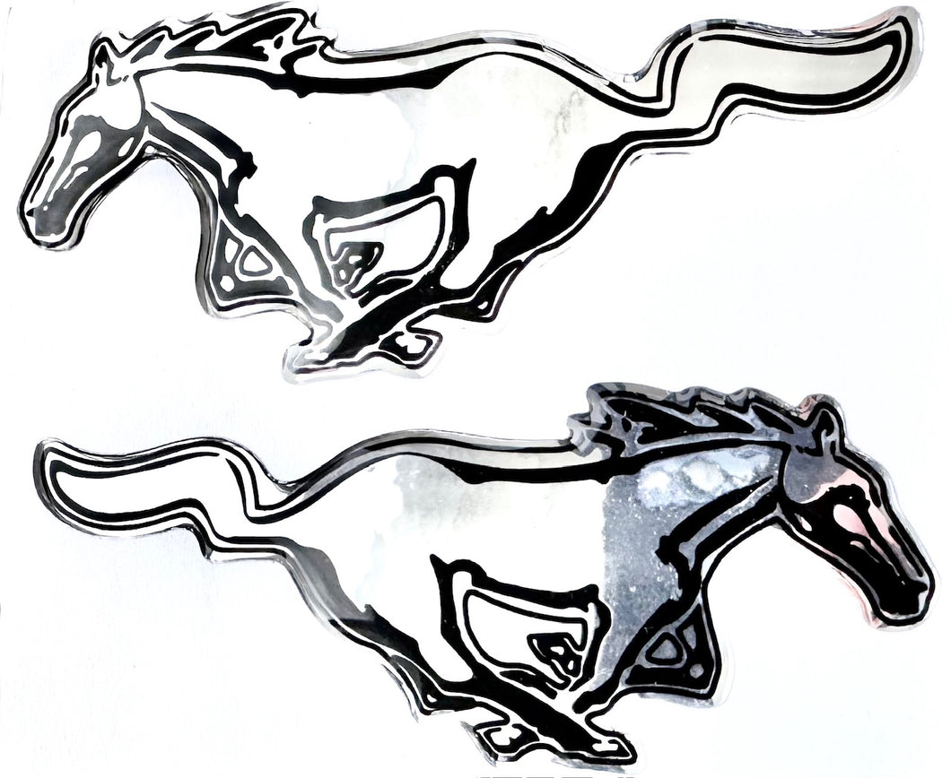 Ford Mustang self adhesive badge (Pair) - CXB0932
