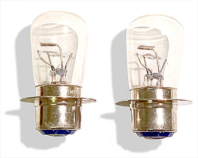 British pre-focus 12 volt headlamp bulbs (414) Pair. - CLB6