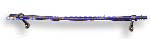 Badge bar CURVED with diecast legs. - CXBB02