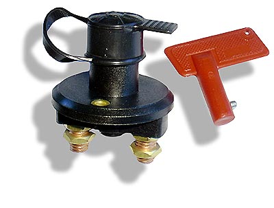 Battery Isolator Switch with removable key 