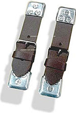 Load image into Gallery viewer, Leather bonnet straps BROWN (Pair) -
