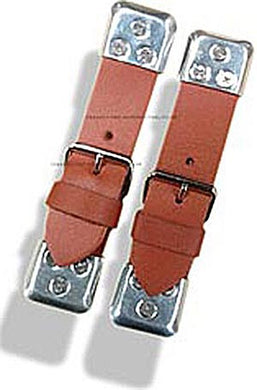 Leather bonnet straps TAN (Pair) - CXS0212