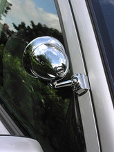Load image into Gallery viewer, Clamp-on Chrome Racing style mirror on Focus - CME102
