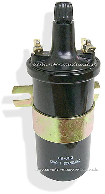 Classic original standard 12 volt ignition coil with screw HT outlet - CLS10254