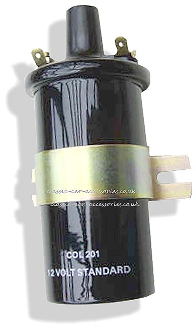 12 Volt ignition coil for standard systems (Col201) Lucas equivalent DLB101 - CLS1025