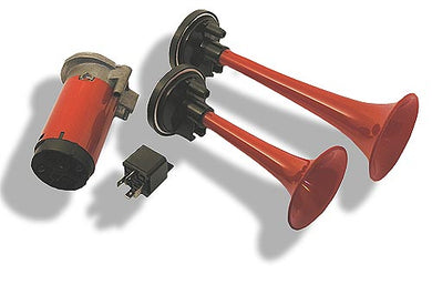 2 volt twin air horns - CH073