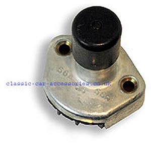 Headlight foot operated dip switch