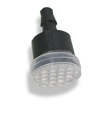 Non-return foot valve with filter