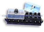 Fuse box 8-way for blade fuses - CLF052