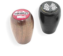 Load image into Gallery viewer, Polished Wood or Black Leather gear knobs - CX1091
