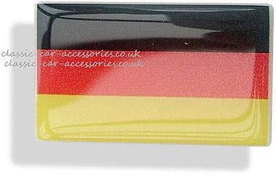 Resin encapsulated German flag 47 x 27mm - CXB0231