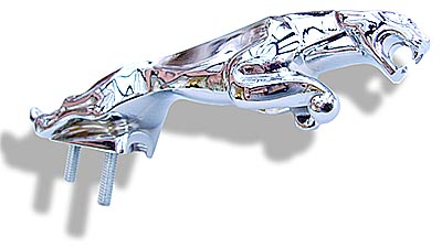 Chrome Jaguar leaper as fitted to the MkII - CXB0923
