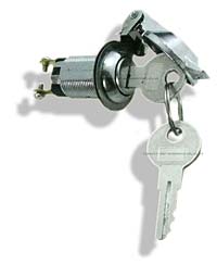 Key switch On/Off. Two flat keys. [S14] - CLS071