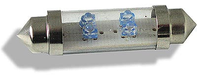 12 volt LED blue tubular bulbs (Type 264)
