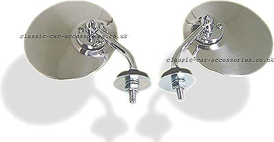 Lucas style car mirror Convex or flat glass
