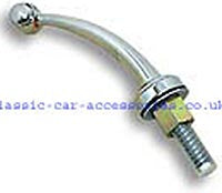 Tex Spring-back curved chrome Stem Only (M16008)