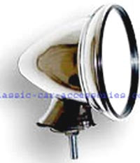 Racing style lightweight polished alloy mirror with a stylish chrome base - CME15