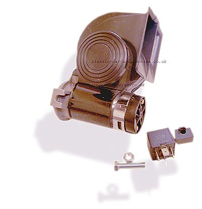 12 volt compact Nautilus air horn - CH0731