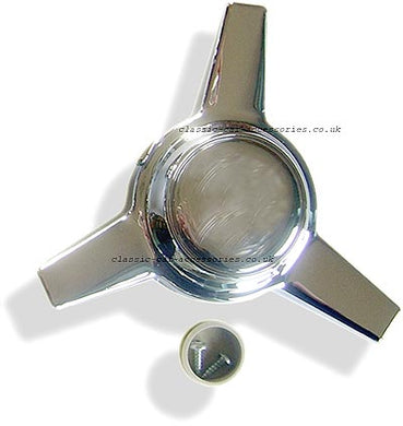 Chrome wheel spinner - Single. - CXB0910