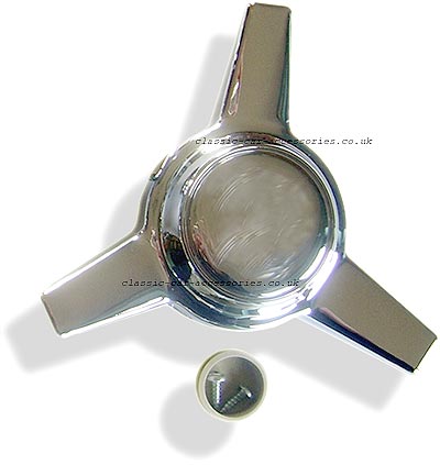 Chrome wheel spinner - Single. - CXB0910