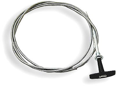 Bonnet release cable with black T handle - flexible - CXE0221