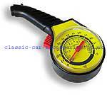 Tyre pressure gauge with yellow dial - CT0015